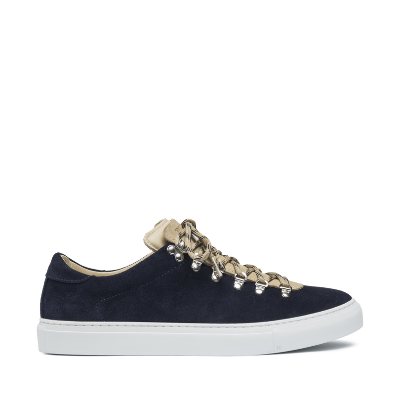 Marostica Low Navy Suede Mix M